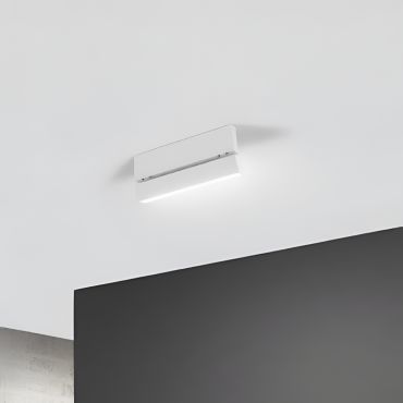 Nova Luce Pad - plafonnier - 27,5 x 4 x 12,2 cm - 15W LED inclus - blanc