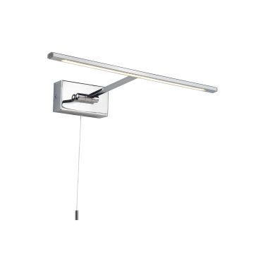 Searchlight LED Picture Lights - applique murale avec interrupteur à tirette - 34 x 5,8 cm - 8W LED inclus - chrome