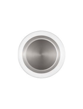 Nova Luce Airida - applique murale - Ø 17 x 6 cm - 8W LED inclus - noir nickel