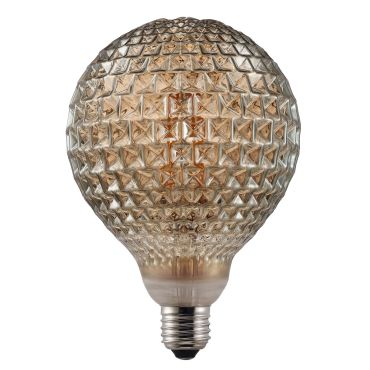 Nordlux Deco - Ø 12,5 x 17,7 cm - E27 - 2W non-dimmable - 2200K - fumé