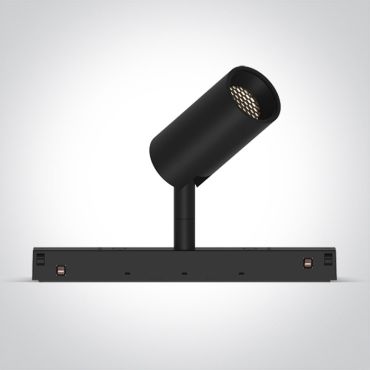ONE Light système de rail magnétique - Track Lights - spot sur rail - Ø 4,3 x 8,6 cm - 8W LED inclus - noir - CCT