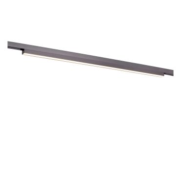 Lucide Linial Glyxx - système de rails magnétiques - spot sur rail - 60,2 x 1,9 x 2,7 cm - LED 20W incl. - Fonction de gradation et couleur de lumière réglable via l'application - noir chrome mat