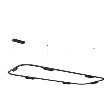 VK Lighting Core - lampe suspendue - 62,8 x 156,8 x 162,8 cm - 38W dimmable LED inclus - noir
