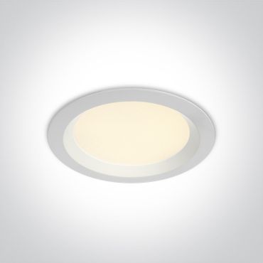 ONE Light UGR19 CCT V Range - spot encastrable - Ø 135 x 48 mm - 13W LED inclus - IP44 - blanc