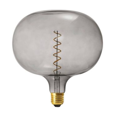 Daylight Italia Cobble Lampe LED - Ø 22 x 23,5 cm - E27 - 4,5W dimmable - 1800K - fumé