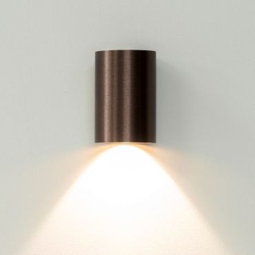 Artdelight Brody - applique murale - Ø 7,2 x 11 cm - 4W LED inclus - IP54 - bronze brossé