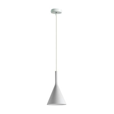 VK Lighting Remy - lampe suspendue - Ø 16,5 x 150 cm - blanc