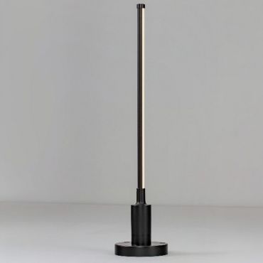 Nova Luce Dessay - lampe de jardin - Ø 1,6 x 58 cm - 6W LED inclus - IP65 - noir sablé