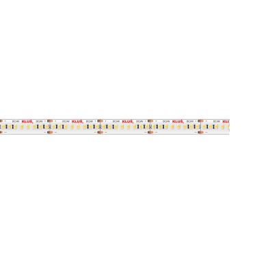 KLUS Bande LED - largeur 1cm, longueur 500cm - 24Vdc - dimmable - 14,4W LED par mètre - 240 LED par mètre - IP20