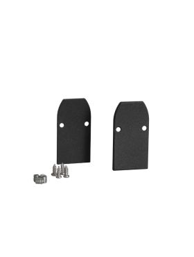 Nova Luce Ultra Slim - rail magnétique en saillie - 2 embouts - noir