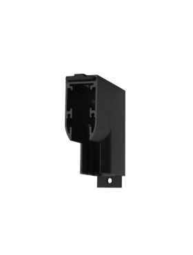 Nova Luce Ultra Slim - rail magnétique pour montage en surface - connecteur vertical à 90 degrés - 5,1 x 5,1 cm - noir