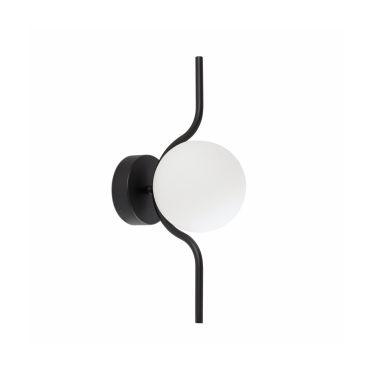 Faro Le Vita - applique murale - 14 x 19 x 40 cm - 6W LED inclus - noir mat