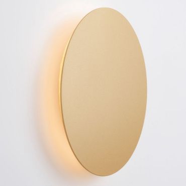 Nova Luce Cyrcle - applique murale - Ø 22 x 3,2 cm - 12W LED inclus - or mat