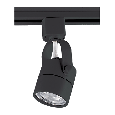 Elmark accessoires pour rail - spot pour rail GU10 - Ø 5,7 x 14,7 cm - IP40 - noir