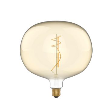 Daylight Italia Lampe LED Ellipse - Ø 22 x 23,5 cm - E27 - 8,5W dimmable - 2200K - ambre
