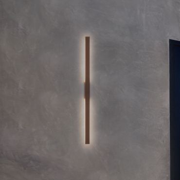 Nova Luce Doul - applique murale extérieure - 5,3 x 121 x 6 cm - 20W LED inclus - IP65 - corten