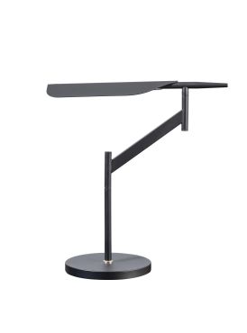 ETH Wing - lampe de table - Ø 23 x 55 cm - 12W LED dimmable inclus - noir
