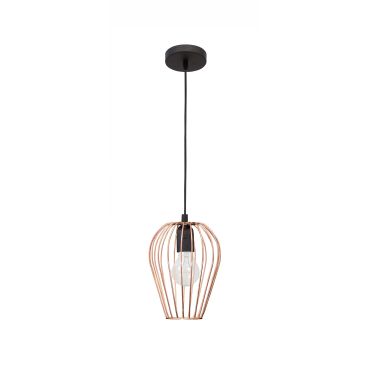 Nova Luce Sage - lampe suspendue - Ø 17 x 140 cm - cuivre