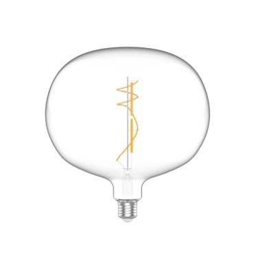 Daylight Italia Lampe LED Ellipse - Ø 22 x 23,5 cm - E27 - 10W dimmable - 2700K - transparent