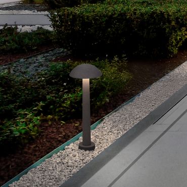 Nova Luce Tura - lampe de jardin - Ø 20 x 55 cm - 7W LED inclus - IP65 - noir