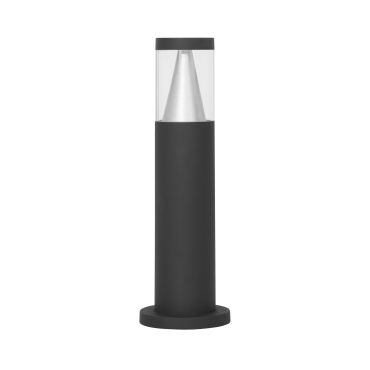 Nova Luce Rock - lampe de jardin - Ø 9 x 43 cm - 10W LED inclus - IP65 - noir sable