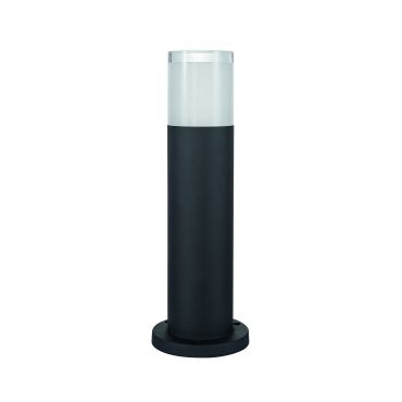 Nova Luce Noten - lampe de jardin - Ø 9 x 40 cm - 10W LED inclus - IP65 - noir sable