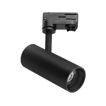Nova Luce Track - Système de rail triphasé - Ø 6,1 x 21 cm - 12W LED inclus - noir - lumière blanche