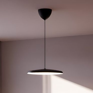 Design for the People Artist 40 - lampe suspendue - Ø 40 x 306 cm - 25W dimmable LED inclus - noir