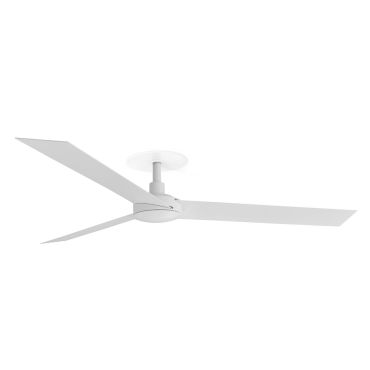 Faro Cruiser L - ventilateur de plafond avec rosace encastrée - Ø 132 cm - blanc mat