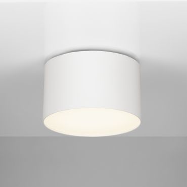 Nova Luce Marsa - plafonnier - Ø 11 x 6,5 cm - 10W LED inclus - blanc sablé