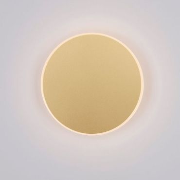 Nova Luce Nevo - applique murale - Ø  20 x 3,9 cm - 12W LED inclus - or mat