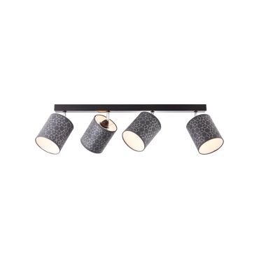 MODÈLE D’EXPOSITION - Brilliant Galance - spot en saillie 4L - 101 x 35 x 24,5 cm - noir