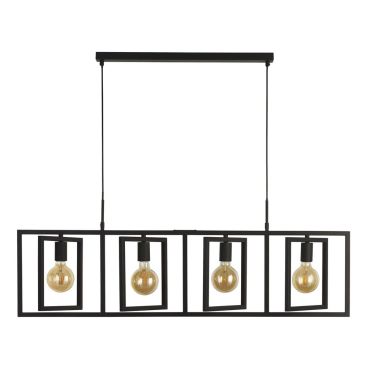 Searchlight Plaza - lampe suspendue - 114 x 150 cm - noir mat