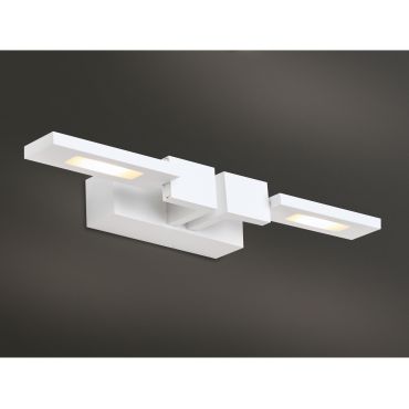 Maxlight Rico - applique murale - 35 x 8 x 4 cm - 2 x 3W LED inclus - blanc