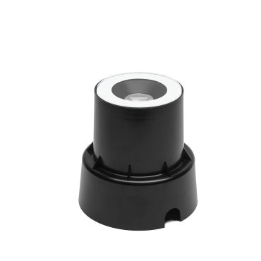 Konstsmide Hip - spot extérieur - Ø 13,5 x 14,5 cm - 6W LED inclus - IP65 - noir