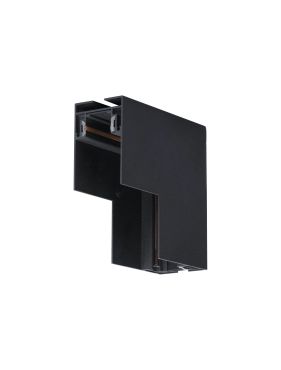 Nova Luce Buxton - Connecteur en V pour piste magnétique à monter en surface ou à épingler - 10 x 10 x 6,1 cm - noir sable