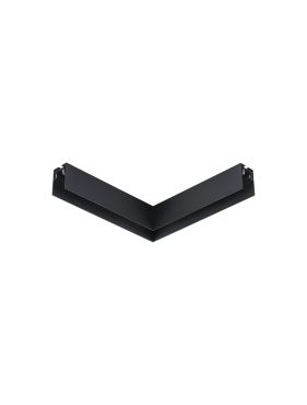 Nova Luce Buxton - Q-connecteur pour rail magnétique à monter en surface ou à épingler - 29 x 29 x 6,1 cm - noir sable