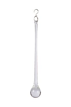 Lucide Pearl - goutte de remplacement en verre - 18 cm - transparent