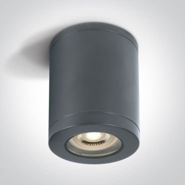 ONE Light GU10 Lampes cylindriques d'extérieur - spot en saillie 1L - Ø 9 x 14 cm - IP65 - anthracite