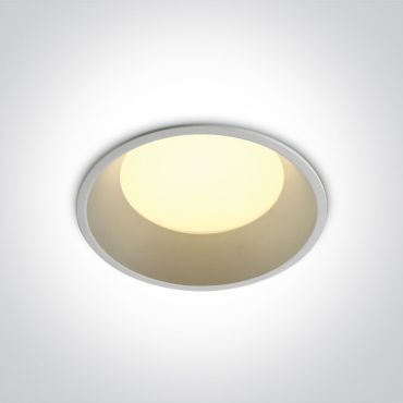 ONE Light Downlights Fixed LED - spot à encastrer - Ø 120 mm, Ø 110 mm taille d'encastrement - 12W LED inclus - blanc