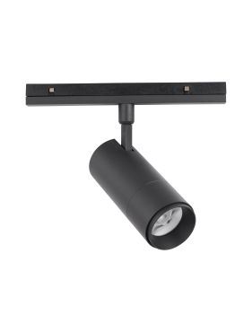 Nova Luce Buxton L - spot pour système de rail magnétique - 24,5 x 6,5 x 21 cm - 20W TRIAC LED dimmable inclus - noir sable