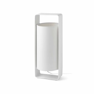 Faro Lula - lampe à poser - 16 x 15 x 40 cm - blanc mat