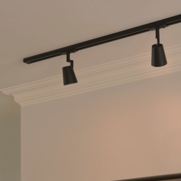 Nordlux Allison Link - spot sur rail GU10 - Ø 6,2 x 15 cm - noir