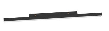 Nova Luce Planet - luminaire pour système de profilés magnétiques - 50 x 3 cm - 13W TRIAC LED dimmable inclus - noir sable