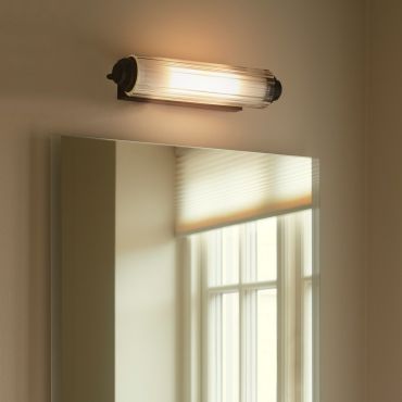 Nordlux Nimal - applique murale - 7,8 x 12,5 x 35 cm - IP44 - noir