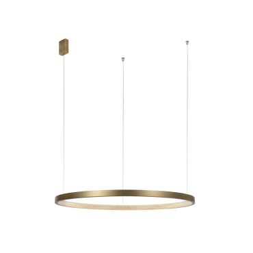 Nova Luce Vegas - lampe suspendue - Ø 108 x 180 cm - 35W LED inclus - laiton antique