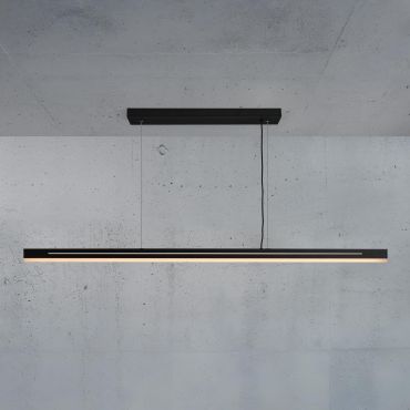 Nordlux Skylar - lampe suspendue - 115 x 212 cm - fonction Moodmaker à 3 niveaux - 25W LED inclus - noir