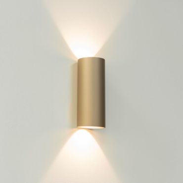 Artdelight Brody - applique murale - Ø 7,2 x 18 cm - 2 x 4W LED inclus - IP54 - champagne