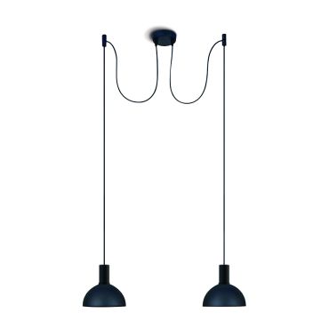 ONE Light E27 Round 2L - lampe suspendue - Ø 20 x 219,5 cm - noir