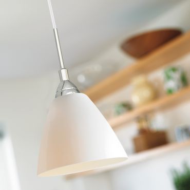 Nordlux Read 20 - lampe suspendue - Ø 20 x 202 cm - blanc